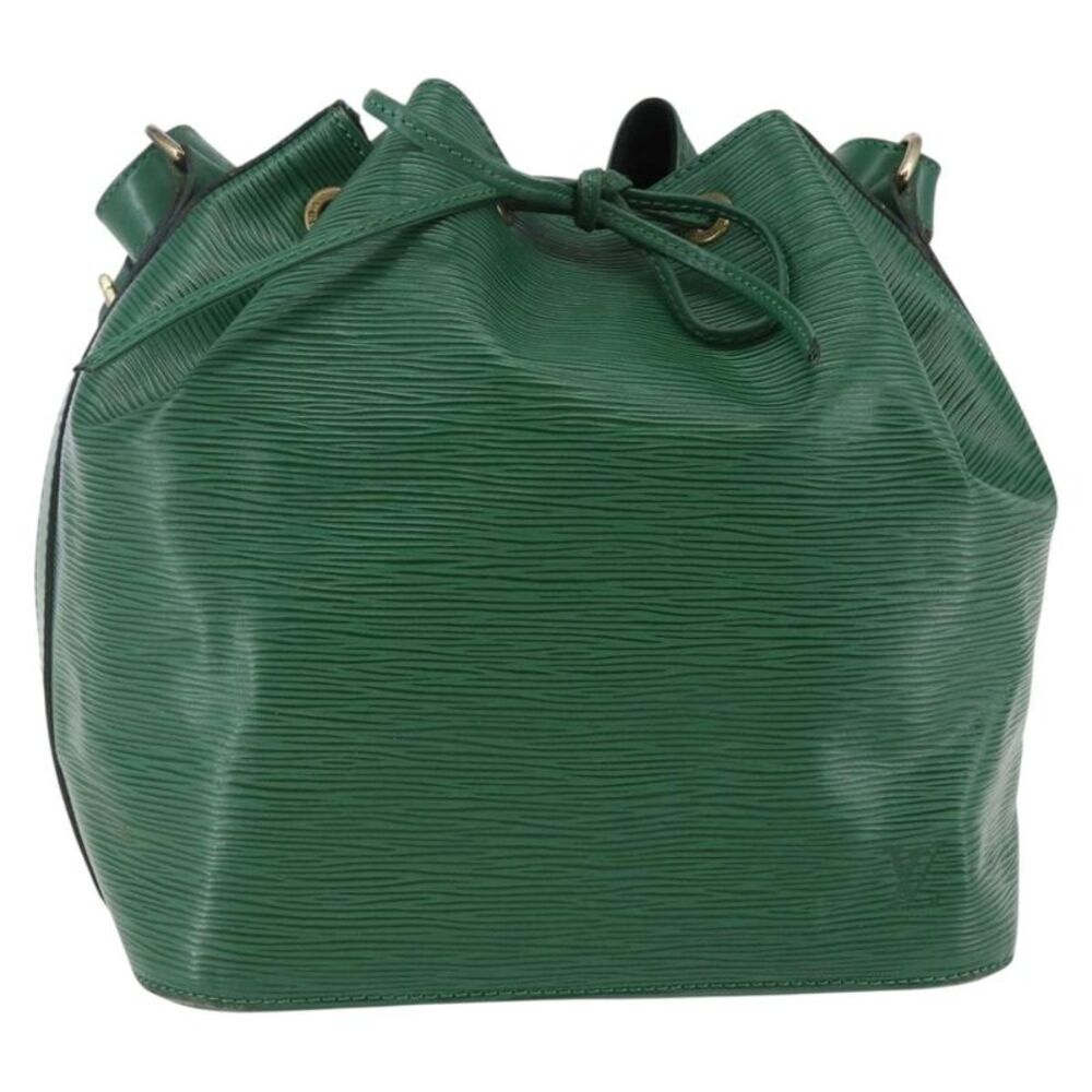 Louis Vuitton Petit Noe Epi Leather Green Leather Shoulder Bag Bag